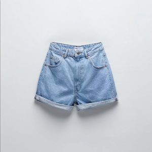 NWT Zara Bermuda Mom Shorts Size 8